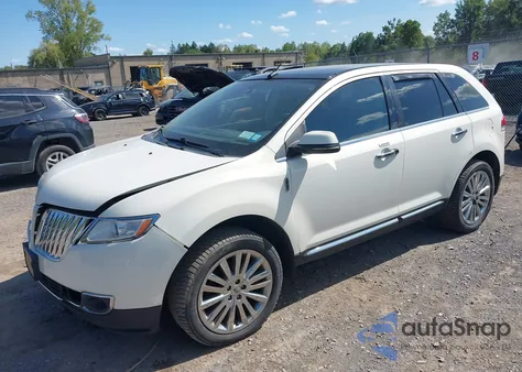2013 Lincoln Mkx z USA, uszkodzony, nr VIN 2LMDJ8JK9DBL18829